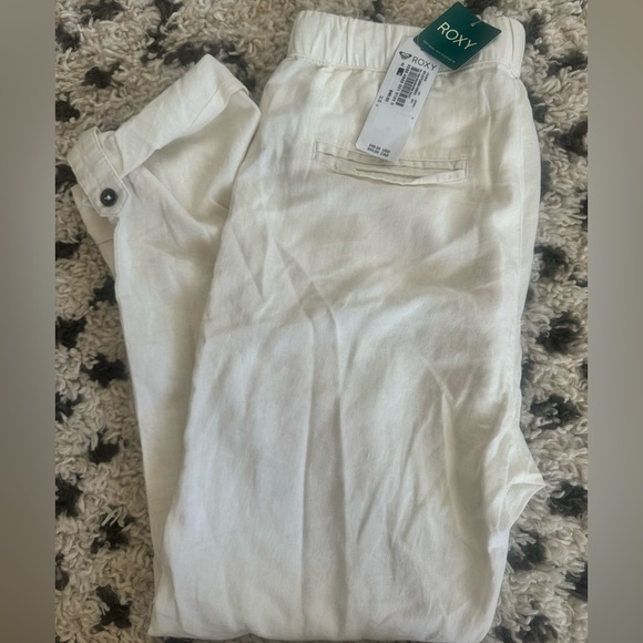 NWT Roxy linen pants. Size M. - Picture 3 of 3